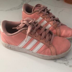 Pink Adidas shoes!